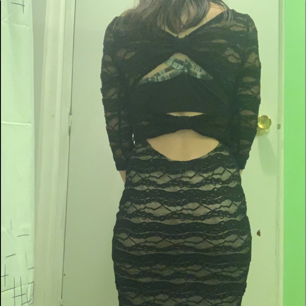Mini Backless Dress - Picture 4 of 4
